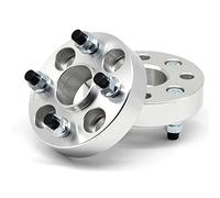 2 Pezzi Pcd 4x100 Center Bore 60.1mm Car Wheel Spacer Adattatore Flang 4 Lug Suit Per Universal M12xp1.5 12xp1.25 Auto Cerchi Lega(20mm P12x1.5 Silver)