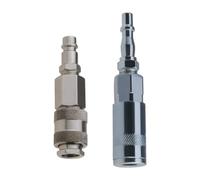 2 pezzi PCL maschio a femmina europeo compressore d'aria raccordo convertitore accoppiatore aria