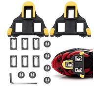 2 pezzi Pedale Bici Strada Cuneo Pedale Bicicletta Antiscivolo Cleats Antiscivolo con Bulloni e Rondelle, per Corsa - Ciclismo da Competizione, Compatibile con Shimano SPD SL, SPD-SH/SM-SH11/SM-SH12