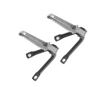 2 Pezzi Pedane In Lega Di Alluminio Per Motocicletta Posteriori Poggiapiedi Pedali Pedane Passeggero