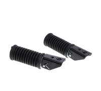 2 Pezzi Pedane Poggiapiedi Pedalini per Suzuki Gs125 Gn125 Nero