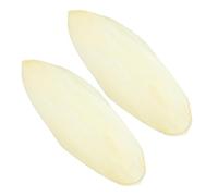 2 Pezzi Pelle per Tamburo 350mm Bianca in Pelle di Capra | Ricambio per Percussioni, Superficie Delicata Trama Naturale, Peso Leggero e Struttura Poco Fragile