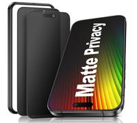 2 PEZZI PELLICOLA PRIVACY OPACA PER IPHONE 16 PRO 6,3 POLLICI VETRO TEMPERATO OP