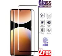 2 pezzi Pellicola protettiva in vetro temperato curvo 3D HD compatibile con Samsung Galaxy S23 S22 S25 S24 Ultra/compatibile con Huaweaomi Redmi Note 14 13 Pro+ 4g 5g/Honor/Realme/OPPO/VIVO/OnePlus, d