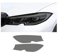 2 Pezzi Pellicola protettiva per fari auto per BMW 3 Series G20 G21 2019-2021, pellicola oscurata per fari anteriori auto Restauro per fari Adesivo,Blackened