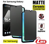 2 pezzi Pellicola protettiva per schermo opaca e anti-spia compatibile con Samsung Galaxy A07 A17 A56 A36 A26 A16 A06 A55 A35 A25 A15 A05 A05S A54 A34 A24 A14 A04 A53 A33 A23 A13 - Rivestimento liscio