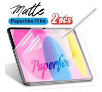 2 pezzi Pellicola protettiva per schermo opaca simile alla carta, in materiale PET antiriflesso, adatta per iPad 11a/10a generazione, iPad Pro 2024, iPad 10, iPad Mini 7, iPad Air 13, iPad Pro 11, iPa