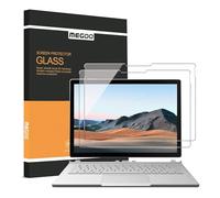 [2 pezzi] Pellicola salvaschermo MEGOO Surface Book 3/ Surface Book 2/1, vetro temperato, facile installazione, bolle libere, protezione per lo schermo antigraffio da 13,5 pollici