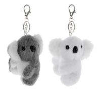 2 pezzi peluche ciondolo koala portachiavi per borsa