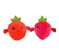 2 Pezzi Peluche Musicale Primo Apprendimento, Interactive Music Plush Toy | Morbido Fragole Giocattolo Educazione, Per Bambini Bambine Adolescenti Casa Appartamento Viaggio Camera Lettos Scuola