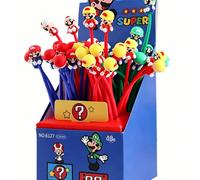 2 pezzi Penna a a inchiostro nero da 0,5 mm con funzione oscillante, carina e neutra, per sollievo dallo stress degli studenti, regalo scolastico perfetto, piccola sorpresa, prima scelta come regalo d