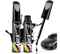 2 Pezzi Penna Ritocco Carrozzeria Nero Lucido 24ml Penna per Ritocco Auto