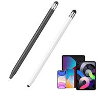 2 Pezzi Penne per Tablet, Penna Stilo per Touch Screen 2 in 1, per tutti gli smartphone/tablet Samsung i-Phone i-Pad