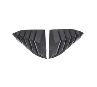 2 pezzi per auto adatti per Chevrolet Corvette C8 2020-2023, copertura per persiana di ventilazione laterale posteriore, tappo in ABS. Side Window Scoop Feritoie(Carbon Fiber Look)