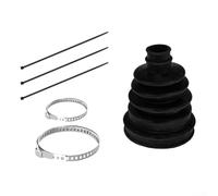 2 pezzi per avvio CV, con 4 morsetti in acciaio inox+6 fascette per cavi per CV Axle Boot Kit di riparazione resistente all'usura resistente al calore (1PCS)