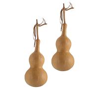 2 pezzi per bottiglie secche, a forma di zucca, ornamento fortunato, decorazione per la felicità, statuetta da collezione gourd, pratica decorazione da scrivania, vera bottiglia di vino secca