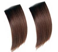 2 pezzi per capelli anteriori da donna, parrucca per parrucca, extension finta, per allungare i capelli, un pezzo, invisibile, radice dei capelli, due lati, soffice parrucca femmina, A, 20 cm