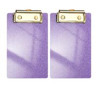 2 pezzi per clip acriliche, 6.02 x 3.94" viola per ristorante negozio note