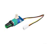 2 pezzi per controller di velocità della ventola PWM per DC12V Per ventole del telaio con interruttore, funzione di riduzione del rumore, adatto per 4 fili per ventole PWM, limite di corrente fino a