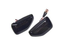 2 Pezzi Per Dacia Per Logan 2 Per Sandero 2 Per Duster 2 LED Dinamici Indicatori Direzione Per Auto Indicatore Laterale Lampeggiante Lampade indicatori direzione(Dynamic Smoked Black)