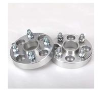2 Pezzi Per Distanziali Ruote Auto Per Silkworm 200 PCD 4x100 CB 57.1 Mm Di Spessore 20-50 Mm In Alluminio 4 Lug M12x 1.5 Distanziale Ruota Adattatore(2PCS 25mm Silver)
