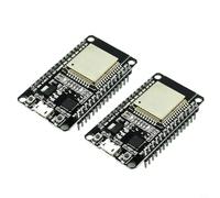 2 pezzi per esp32 E-nwinding B-oard D-ual-Core 240MHz WiFi BT 4MB per flash CP2102 USB IoT con GPIO UART per spi I2C per Smart Home W-earable progetti nero