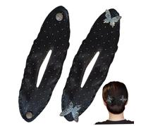 2 pezzi per farfalle per panini per farfalle e fagioli maker panino tratteggiato per panino per capelli lunghi e squisiti panini maker per capelli lunghi per le donne acconciature a maglie acces