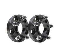 2 Pezzi Per Jaguar Per XJ Per XK Per XF Per X-TYPE Per S-TYPE Distanziali Per Ruote Auto In Alluminio PCD 5x108 CB 63.4 Mm M12*1.5 Distanziale Ruota Adattatore(2Pcs spacer 25mm-BK)