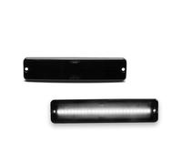 2 Pezzi Per Jeep Per Wrangler YJ 1987-1995 Lente Affumicata LED Indicatore Laterale Lampada Ambra Lato Anteriore Parafango Riflettore Luci Indicatore indicatori direzione(Smoked Lens white)
