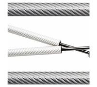 2 Pezzi Per Kia Per Carnival Per Grand Per Sedona YP 2015-2020 Modifica Supporto Sollevamento Cofano Anteriore Molla A Gas Molle a Gas Cofano Anteriore Ammortizzatori(Silver carbon fiber)