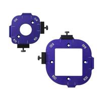 2 pezzi per la lavorazione del legno ad angolo Jig Metal Router Guida Rapido Posizionamento Radi per Woodcraft telaio fai da te e modellatura del bordo del tavolo