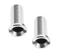 2 pezzi per lavello da cucina, vite cava, vite per lavello, vite per lavandino, vite per scolapasta in acciaio inox 304, vite filettata per rifiuti M12 × 25 mm per lavabo, tappo per accessori