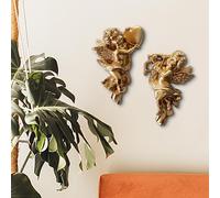 2 pezzi per le sculture di angeli artigianato camino per ufficio per