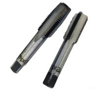 2 pezzi per maschi conici metrici HSS 12 mm x 1,25 filettatura destra, in acciaio ad alta velocità per maschiatura ferrosa e non ferrosa per uso generico, installazione broccia compatibile con