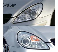 2 pezzi per Mercedes SLK R171 2005-11 LH & RH faro copriobiettivo trasparente US