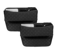2 pezzi per riempitore spazio sedile auto 11.5"x2.1" organizer nero