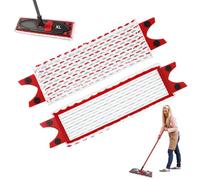 2 Pezzi per Vileda Ultramax XL Revolution Ricambio Kit,51x14cm per Vileda Ultramat XL Straccio Pavimenti Ricarica 2 in 1, Microfibra Mop Pad, per Il Lavaggio Sporco Pulizia del Pavimento