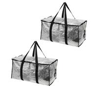2 Pezzi Perfetti per Borsoni Grandi, 27 x 15 x 14" Tote Trasparenti