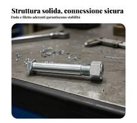 2 Pezzi Perno per Attacco Escavatore Universale Perno Collegamento Benna