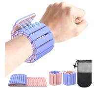 2 Pezzi Pesi per Caviglie e Polsi 0,45KG Magnetici Pesi Caviglia in Silicone Cavigliere Pesi Gambe per Donne Pilates,Yoga, Nuoto,Corsa,Jogging e Allenamento Della Forza Ankle Weights