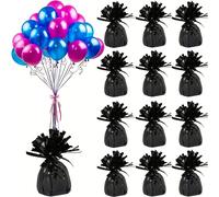 2 pezzi Pesi per palloncini, Pesi per palloncini rinforzati, Pesi per palloncini in lamina, Pesi per centrotavola di palloncini per feste di compleanno e matrimoni, Pesi per palloncini ad elio fai-da-