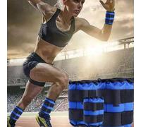 2 pezzi Pesi per polso/caviglia, sacchetti di sabbia per allenamento di forza, selezionabili da 1 a 6 kg, sacchetti di sabbia per allenamento specifico, Natale 3KG-Taglia unica,2KG-Taglia unica,1 kg: 