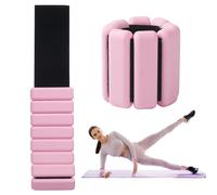 2 pezzi Peso del Polso regolabile Peso della Caviglia 900g per Pilates Yoga
