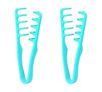 2 Pezzi Pettine A Denti Larghi Per Capelli Ricci, Pettine Per Texture, Hairdressing Comb, Strumento Per Lo Styling A Denti Larghi, Wide Tooth Bangs Styling Comb, Accessorio Da Salone Per La