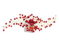 2 pezzi pettine for capelli da sposa abito accessori for clip gioielli di perle copricapo ornamenti for le donne per Capelli da Sposa