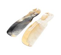 2 pezzi Phoenix modellazione Ox Horn pettini massaggiatore per cuoio capelluto da donna, pettine massaggiante portatile per la circolazione sanguigna ed evitare la caduta dei capelli