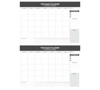 2 pezzi pianificazione mensile pianificatore strappabile agenda Noptepad pagina mensile per l'organizzazione quotidiana senza righe gestione del tempo degli studenti