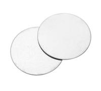 2 Pezzi Piastra Acciaio 3 5/32\"x0.07\" per Disco