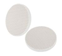 2 pezzi Piastra di Saldatura in Quarzo Bianco per Gioiellieri 13x13x1,2cm | Struttura a Nido d'Ape, Protezione Affidabile del Banco, per Fusione e Lavorazioni Metalliche su Gioielli
