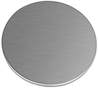 2 pezzi, piastra in acciaio inox 304, spessore 2 mm, piastra rotonda, disco circolare, stampi fai da te, diametro 100 mm